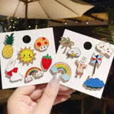 Maxbell 20 Pieces Enamel Pin Party Prom for Friends Cartoon Brooch for Tie Hat Scarf