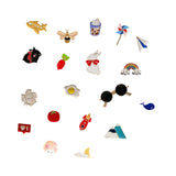 Maxbell 20 Pieces Enamel Pin Party Prom for Friends Cartoon Brooch for Tie Hat Scarf