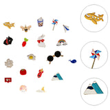 Maxbell 20 Pieces Enamel Pin Party Prom for Friends Cartoon Brooch for Tie Hat Scarf