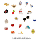 Maxbell 20 Pieces Enamel Pin Party Prom for Friends Cartoon Brooch for Tie Hat Scarf