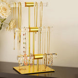 Maxbell Jewelry Display Stand Ornament Bracelet Holder for Pendants Exhibition Rings Three Layer Shelf