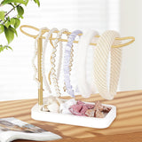 Maxbell Hair Ties Organizer Scrunchie Display Holder for Living Room Bedroom Dresser