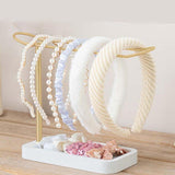 Maxbell Hair Ties Organizer Scrunchie Display Holder for Living Room Bedroom Dresser