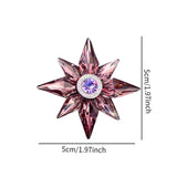 Maxbell 2pcs Brooch Pins Elegant Cute Rhinestone Brooch Pin for Engagement Party