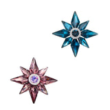 Maxbell 2pcs Brooch Pins Elegant Cute Rhinestone Brooch Pin for Engagement Party
