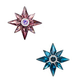 Maxbell 2pcs Brooch Pins Elegant Cute Rhinestone Brooch Pin for Engagement Party