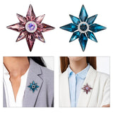 Maxbell 2pcs Brooch Pins Elegant Cute Rhinestone Brooch Pin for Engagement Party