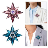 Maxbell 2pcs Brooch Pins Elegant Cute Rhinestone Brooch Pin for Engagement Party
