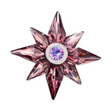 Maxbell 2pcs Brooch Pins Elegant Cute Rhinestone Brooch Pin for Engagement Party