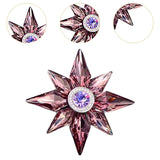 Maxbell 2pcs Brooch Pins Elegant Cute Rhinestone Brooch Pin for Engagement Party