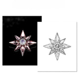 Maxbell 2pcs Brooch Pins Elegant Cute Rhinestone Brooch Pin for Engagement Party