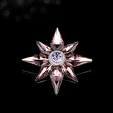 Maxbell 2pcs Brooch Pins Elegant Cute Rhinestone Brooch Pin for Engagement Party