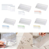 Maxbell 20x Jewelry Storage Bag Multipurpose Packing Pouch for Earring Ring Bracelet Clear  Without Box