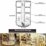 Maxbell Earring Holder Organizer Clear Earring Holder Stand for Ring Pendant Earring Large