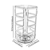 Maxbell Earring Holder Organizer Clear Earring Holder Stand for Ring Pendant Earring Large