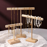 Maxbell T Shape Bar Jewelry Display Stand for Pendants Bangles Watches L