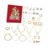 Maxbell Jewelry Advent Calendar Xmas Surprise Gift Christmas Jewelry Advent Calendar Style B