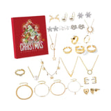 Maxbell Jewelry Advent Calendar Xmas Surprise Gift Christmas Jewelry Advent Calendar Style B