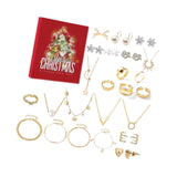 Maxbell Jewelry Advent Calendar Xmas Surprise Gift Christmas Jewelry Advent Calendar Style B