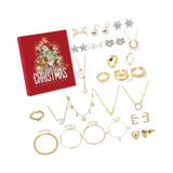 Maxbell Jewelry Advent Calendar Xmas Surprise Gift Christmas Jewelry Advent Calendar Style B