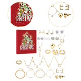 Maxbell Jewelry Advent Calendar Xmas Surprise Gift Christmas Jewelry Advent Calendar Style B