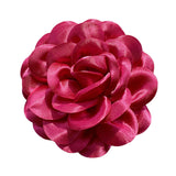 Maxbell Flower Brooch 3.94'' Floral Hair Pins for Women Decorative Elegant Lapel Pin Rose Red