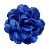 Maxbell Flower Brooch 3.94'' Floral Hair Pins for Women Decorative Elegant Lapel Pin Navy Blue