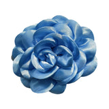Maxbell Flower Brooch 3.94'' Floral Hair Pins for Women Decorative Elegant Lapel Pin Blue