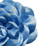 Maxbell Flower Brooch 3.94'' Floral Hair Pins for Women Decorative Elegant Lapel Pin Blue