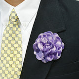 Maxbell Flower Brooch 3.94'' Floral Hair Pins for Women Decorative Elegant Lapel Pin Light Purple
