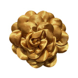 Maxbell Flower Brooch 3.94'' Floral Hair Pins for Women Decorative Elegant Lapel Pin Gold