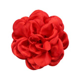 Maxbell Flower Brooch 3.94'' Floral Hair Pins for Women Decorative Elegant Lapel Pin Red