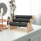 Bracelet Holder Hair Tied Bracelet Display Rack for Cabinet Business Bedroom Black