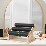 Bracelet Holder Hair Tied Bracelet Display Rack for Cabinet Business Bedroom Black