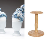 Maxbell Hat Stand Multifunction Wood Hat Display Stand for Salon Home Clothing Store L Wood