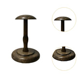 Maxbell Hat Stand Multifunction Wood Hat Display Stand for Salon Home Clothing Store S Dark Brown
