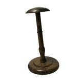 Maxbell Hat Stand Multifunction Wood Hat Display Stand for Salon Home Clothing Store L Dark Brown