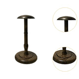 Maxbell Hat Stand Multifunction Wood Hat Display Stand for Salon Home Clothing Store L Dark Brown