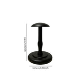 Maxbell Hat Stand Multifunction Wood Hat Display Stand for Salon Home Clothing Store S Black