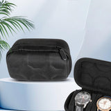 Maxbell Watch Travel Case 2 Slot Watch Collection Box Watch Organizer Box for Sports