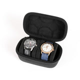 Maxbell Watch Travel Case 2 Slot Watch Collection Box Watch Organizer Box for Sports