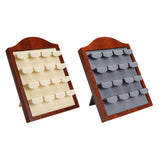 Maxbell Earring Display Stand Holder 12 Seat for Jewelry Shop Dresser Live Broadcast Gray