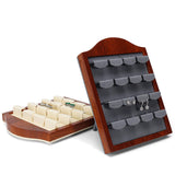 Maxbell Earring Display Stand Holder 12 Seat for Jewelry Shop Dresser Live Broadcast Gray