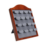 Maxbell Earring Display Stand Holder 12 Seat for Jewelry Shop Dresser Live Broadcast Gray
