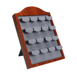 Maxbell Earring Display Stand Holder 12 Seat for Jewelry Shop Dresser Live Broadcast Gray
