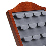 Maxbell Earring Display Stand Holder 12 Seat for Jewelry Shop Dresser Live Broadcast Gray