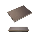 Maxbell Jewelry Display Tray PU Leather Tray for Shopping Mall Jewelry Store Selling 25x35x3cm Slanted style
