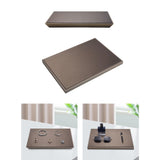 Maxbell Jewelry Display Tray PU Leather Tray for Shopping Mall Jewelry Store Selling 25x35x3cm Slanted style