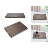 Maxbell Jewelry Display Tray PU Leather Tray for Shopping Mall Jewelry Store Selling 25x35x3cm Slanted style