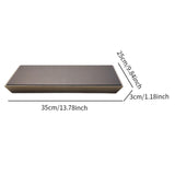 Maxbell Jewelry Display Tray PU Leather Tray for Shopping Mall Jewelry Store Selling 25x35x3cm Slanted style